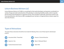 Tablet Screenshot of leisure-business.com